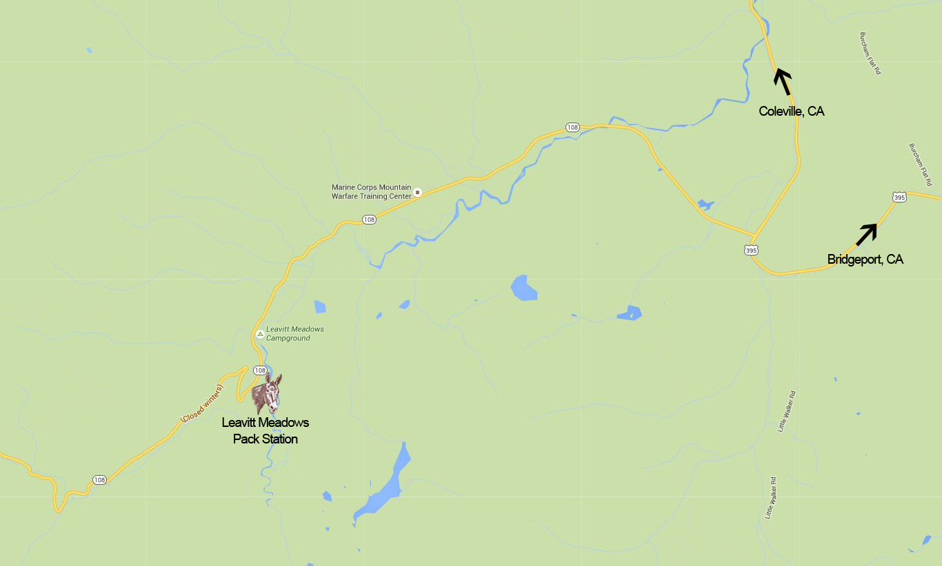 Leavitt Meadows Pack Station on Google Maps